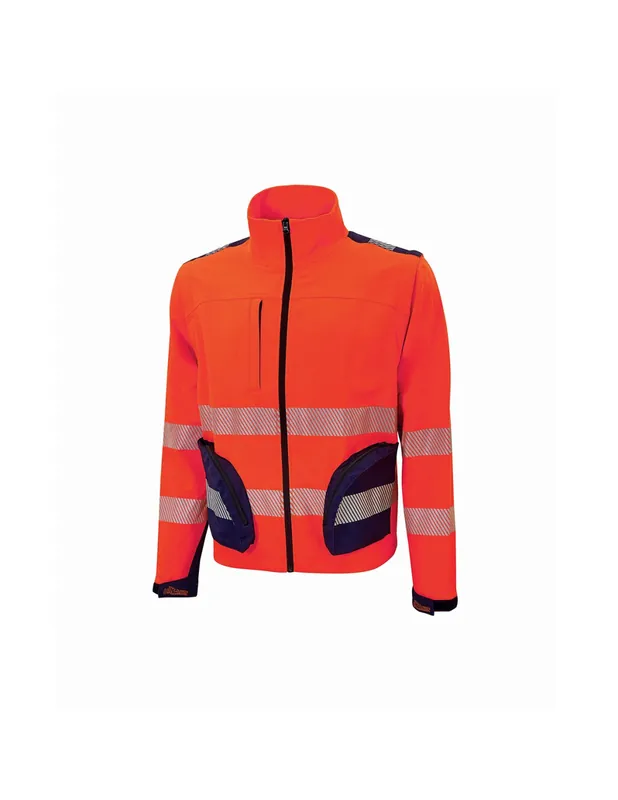 Veste de travail BEA Red Fluo HL223RF - Upower
