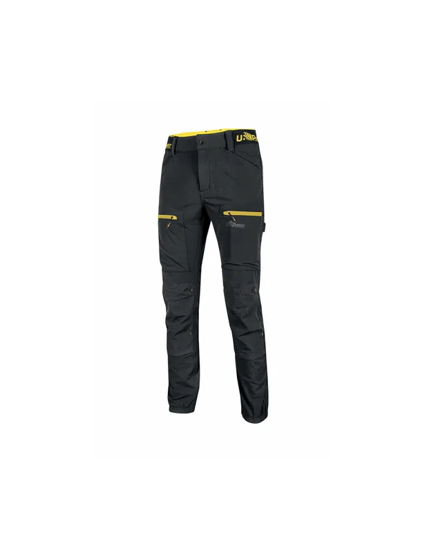 Pantalon de travail HORIZON Black Carbon FU267BC - Upower