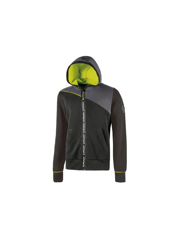 Gilet Sweat de travail JUPITER Black Carbon EY212BC - Upower