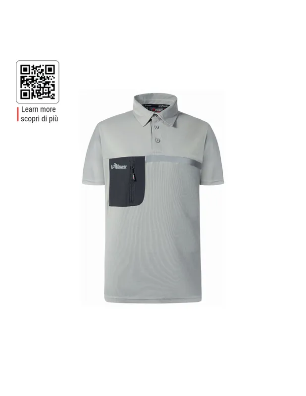 Polo manches courtes LIBRA Lime Stone FU249LS - Upower