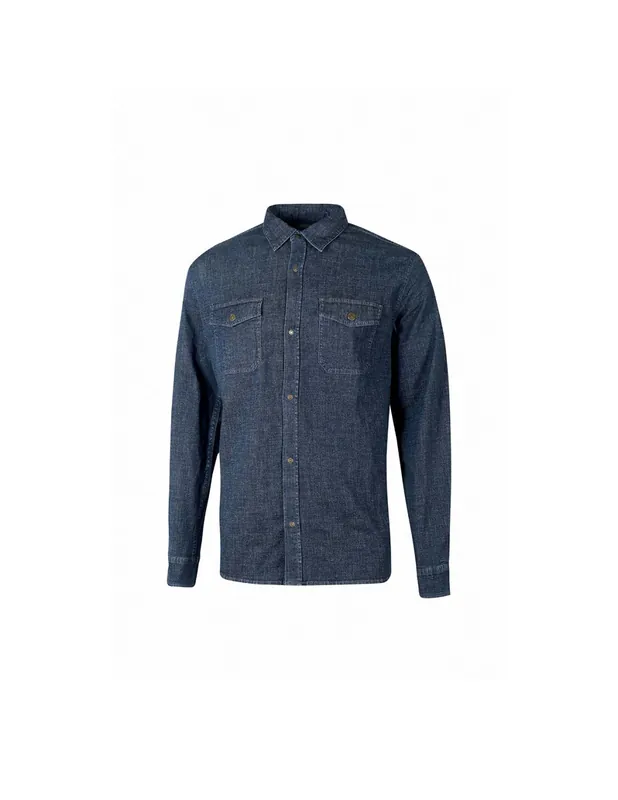 Chemise de travail en jean MAPLE Deep Blue EX274DB - Upower