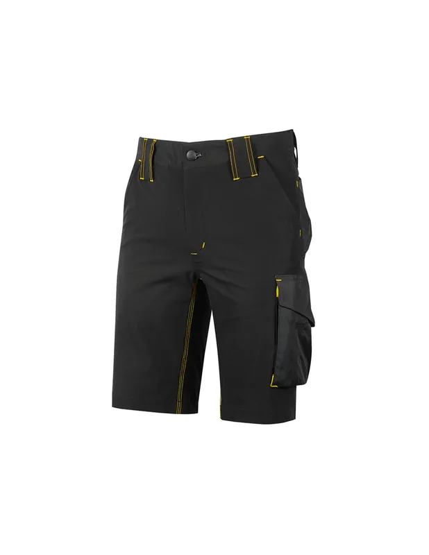 Bermuda de travail femme MERCURY LADY Black Carbon FU261BC - Upower
