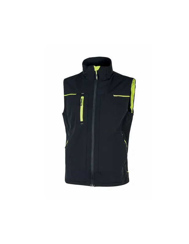 Gilet de travail femme SATURN LADY Black Carbon PE263BC - Upower
