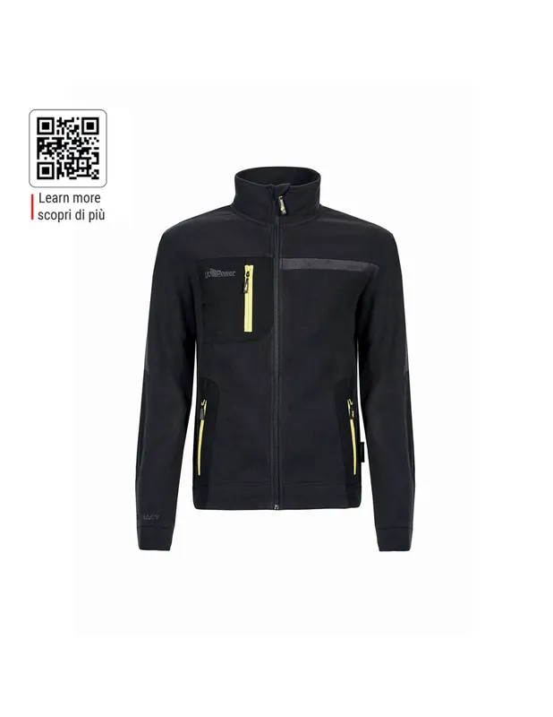Sweat Polaire de travail VENUS Black Carbon FU225BC - Upower