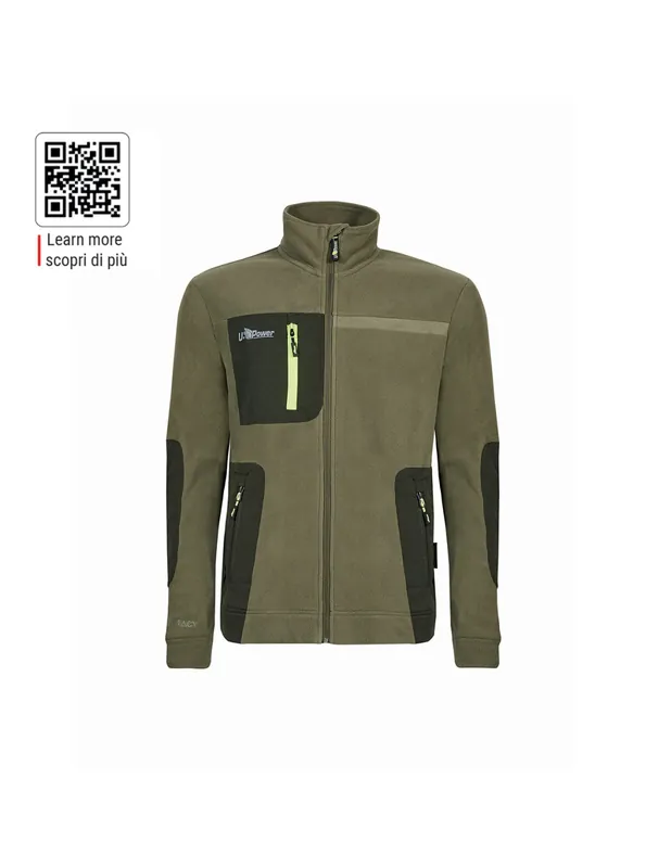 Sweat Polaire de travail VENUS Burnt Olive FU225BO - Upower