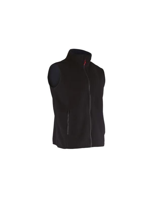 Veste polaire sans manches Noir NEIGE 2185 - LMA