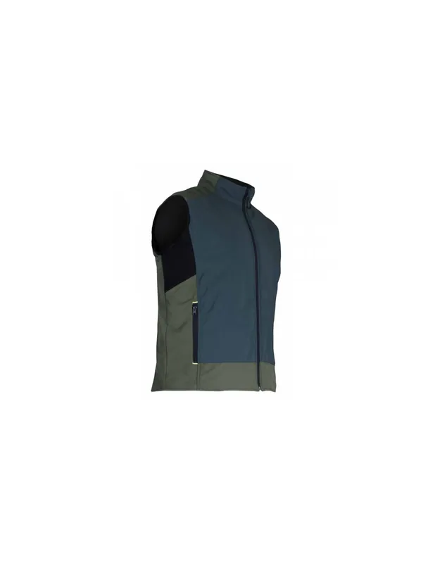 Bodywarmer matelassé bicolore bi-matière 5068 MISSION - LMA