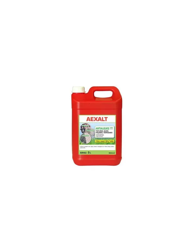 Anti-alges toitures et terrasses (5 litres) AM402 - Aexalt Pluho