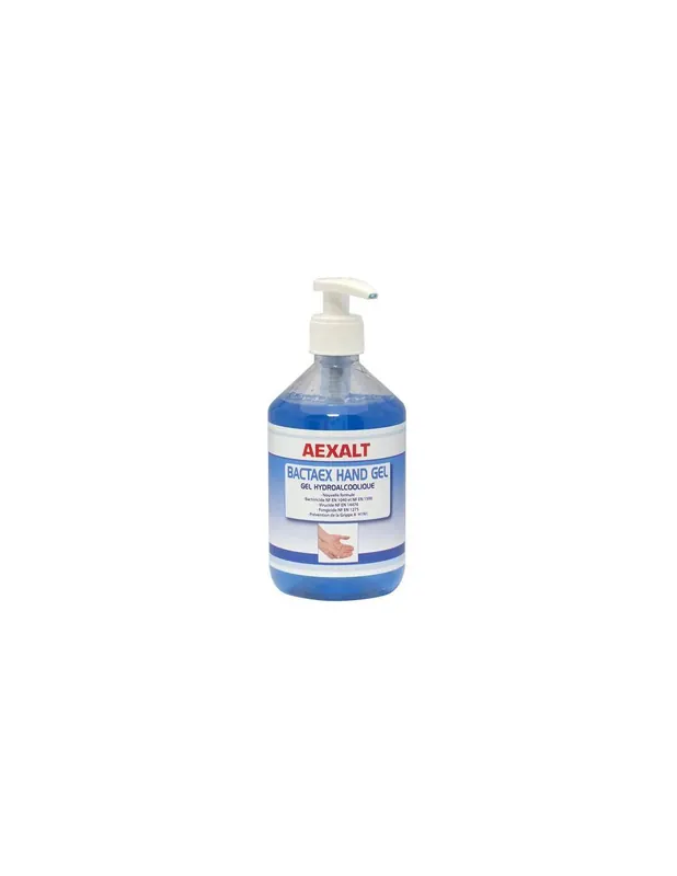 Gel désinfectant hydroalcoolique virucide 500 ml GH668 - Aexalt Pluho
