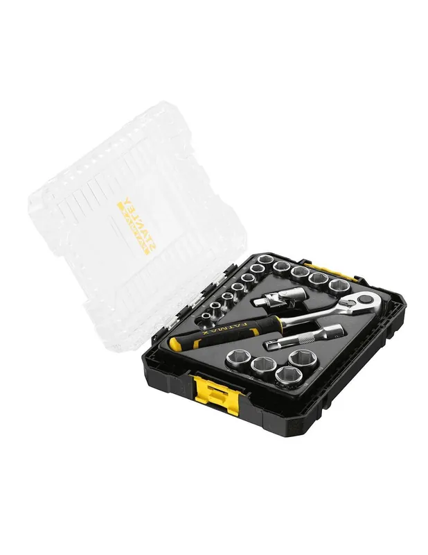 Coffret de douilles 3/8" 18 pièces STAKBOX M FATMAX FMMT98102-0 - Stanley