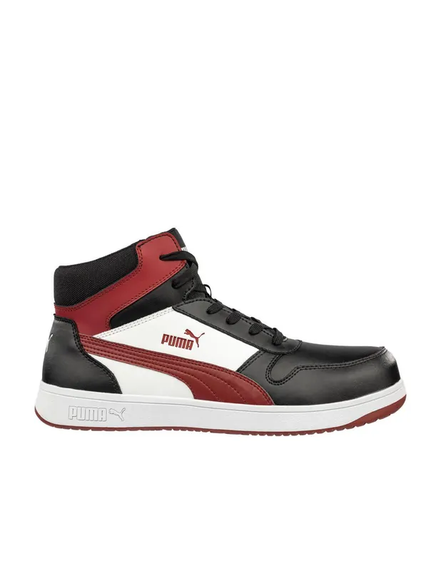 Chaussures de sécurité FRONTCOURT BLK/WHT/RED 630050 - Puma Safety