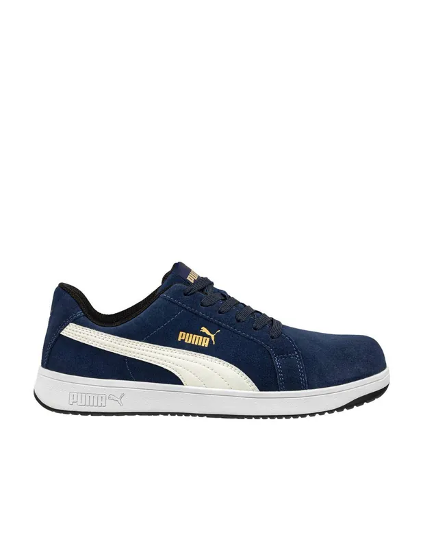 Chaussures de sécurité ICONIC SUEDE NAVY LOW 640020 - Puma Safety
