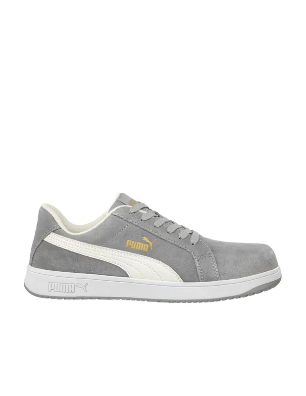 Chaussures de sécurité ICONIC SUEDE GREY LOW 640030 - Puma Safety