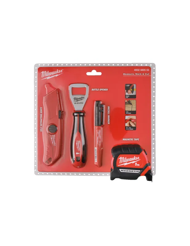 Pack outils à main + décapsuleur 4932480553 - Milwaukee