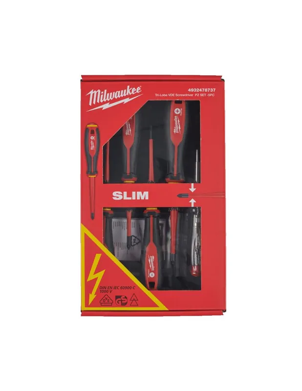 Jeu de 5 tournevis TRI-LOBE VDE 4932478738 - Milwaukee