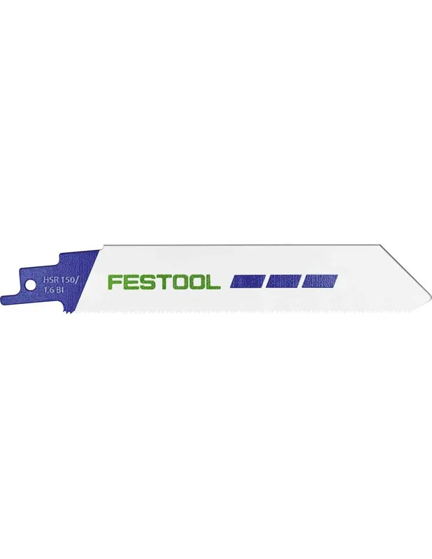 Lame de scie sabre METAL STEEL/STAINLESS STEEL HSR 150/1,6 BI/5 577489 - Festool