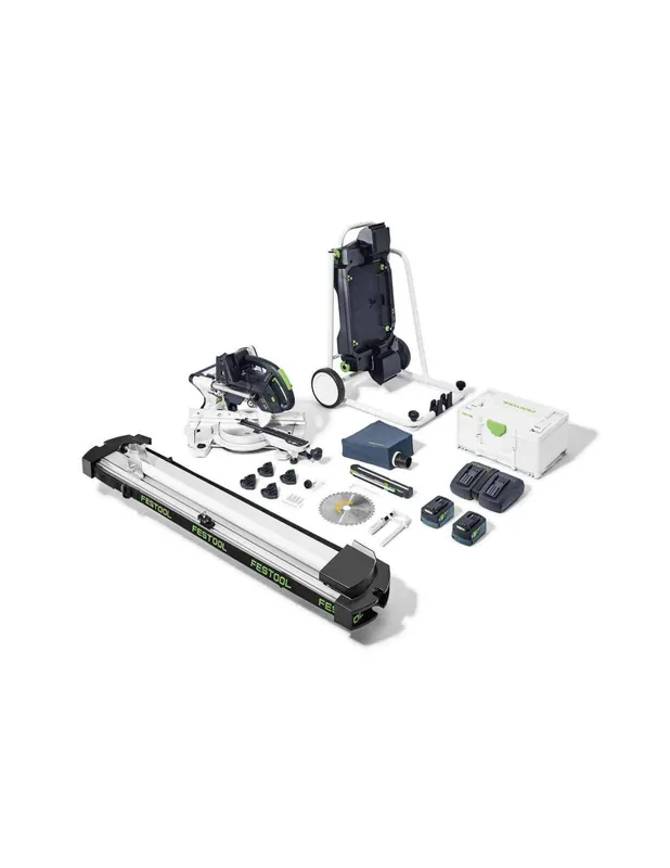 Scie à onglets radiale sans fil KAPEX KSC 60 EB 5,0 I-UG-Set 577666 - Festool