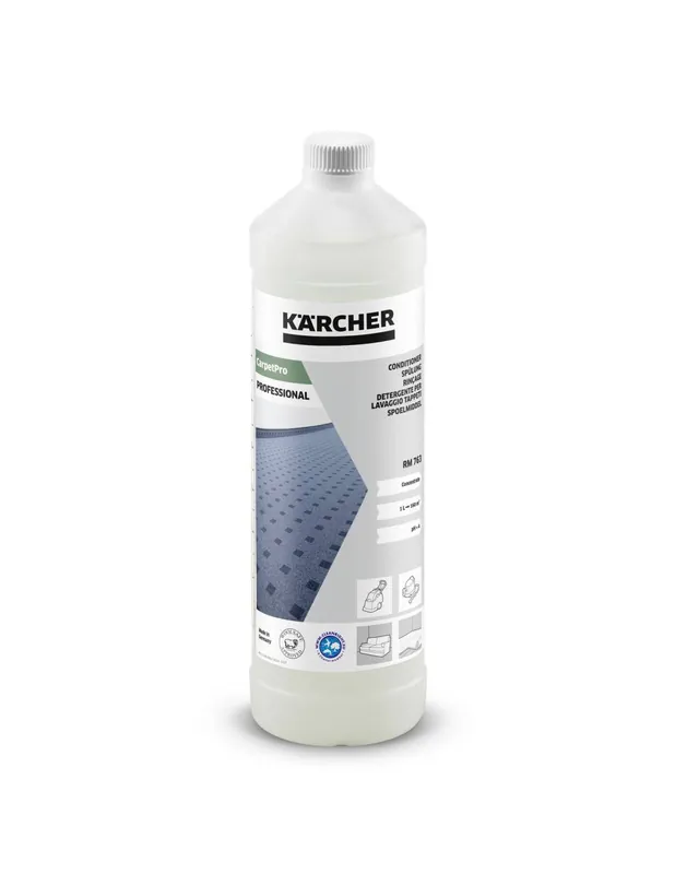 Solution de rinçage pour moquettes RM 763 CarpetPro (1 litre) 62958440 - Karcher