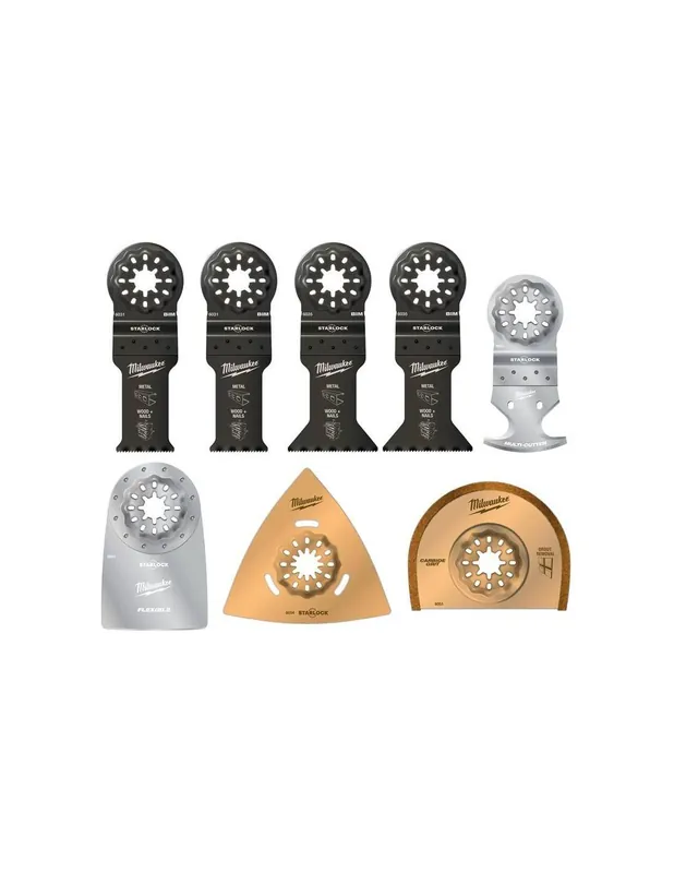 Coffrets de 8 lames spéciale rénovation pour outil Multi-Tools 48906088 - Milwaukee