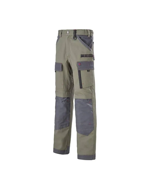 Pantalon de travail RULER Kaki/Charcoal 1ATTUP - LAFONT