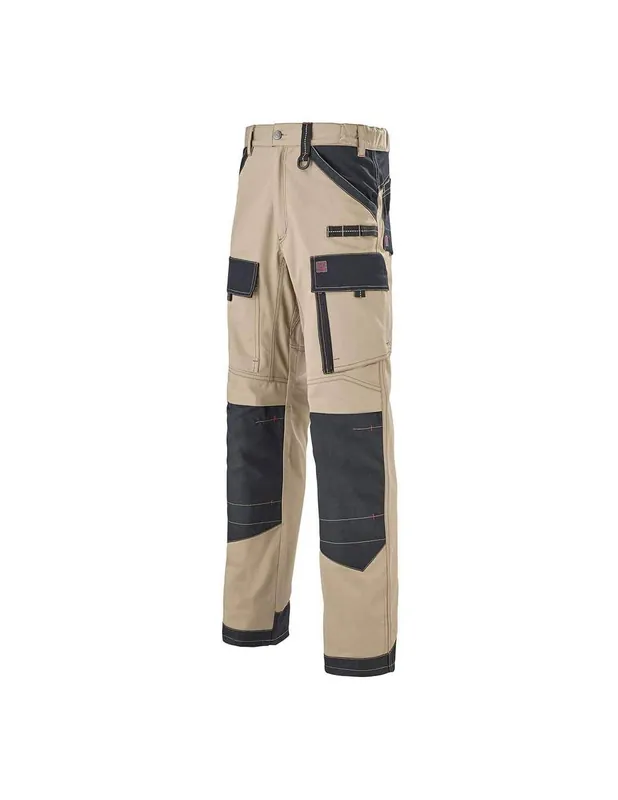 Pantalon de travail RULER Beige/Noir 1ATTUP - LAFONT