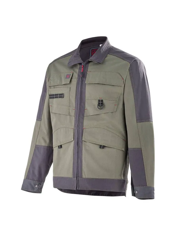 Blouson de travail SHEAR Kaki/Charcoal 3ATTUP - LAFONT