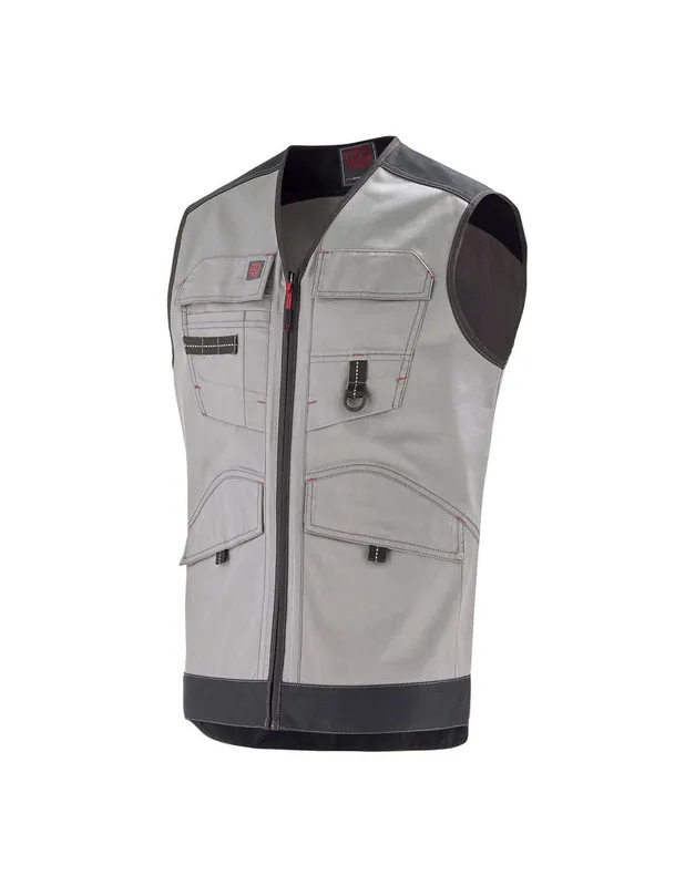 Gilet de travail TROWAL Acier/Noir 9ATTUP - LAFONT
