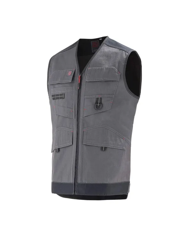Gilet de travail TROWAL Charcoal/Noir 9ATTUP - LAFONT