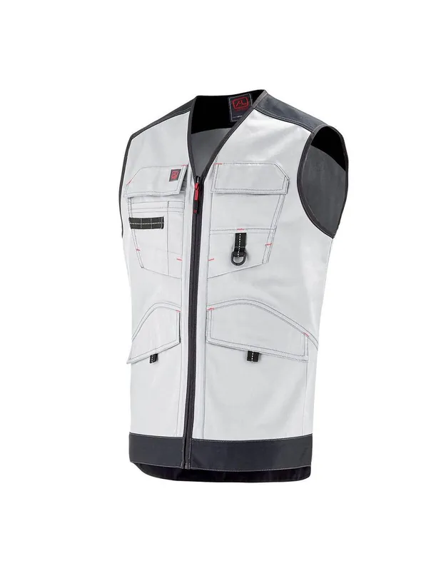 Gilet de travail TROWAL Blanc/Charcoal 9ATTUP - LAFONT
