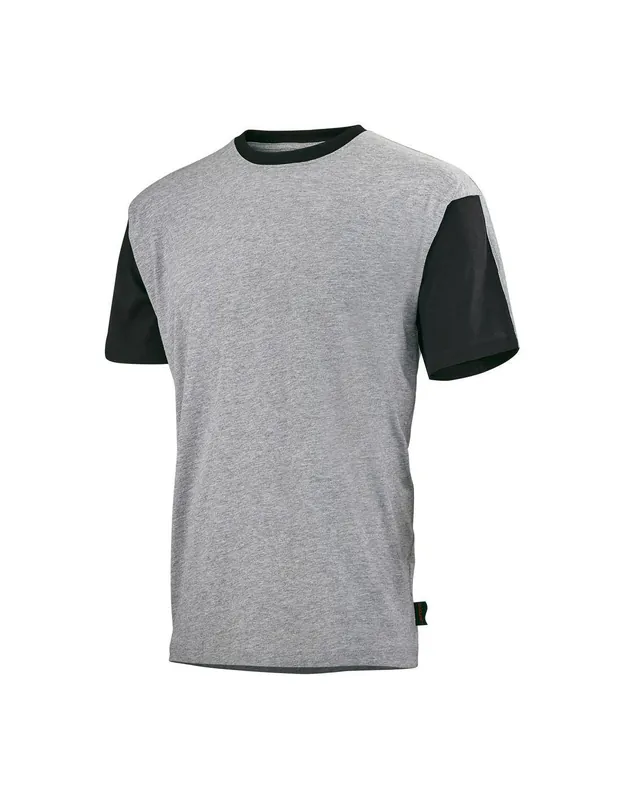 Tee-Shirt de travail FLANGE Gris chiné/Noir C190ATT - LAFONT