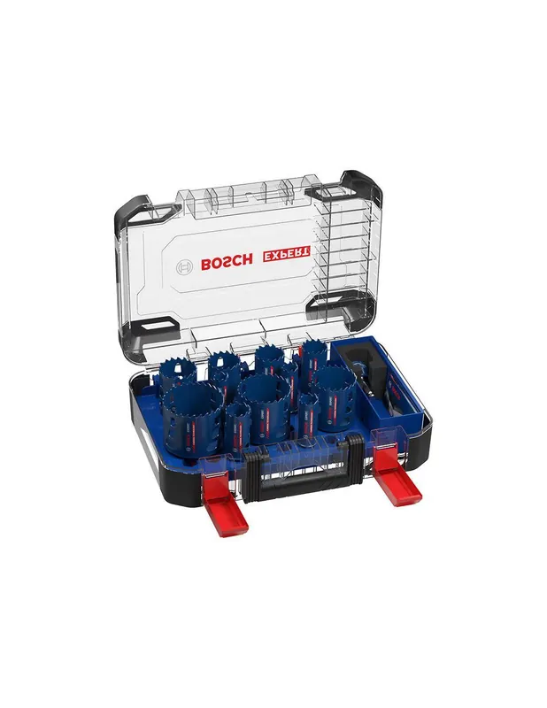 Coffret de 11 scies trépans EXPERT 20/22/25/32/35/40/44/51/60/68/76 mm 2608900448 - Bosch