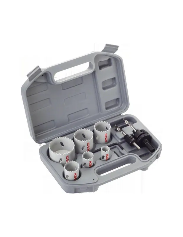 Coffret de 9 scies trépans HSS bimétal pour électricien 2608580868 - Bosch