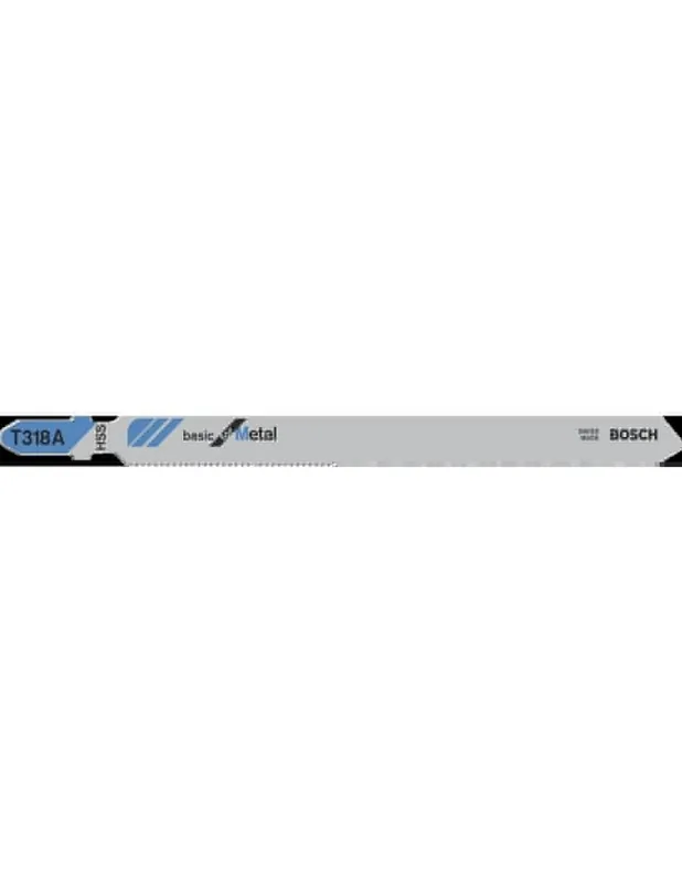 Lame de scie sauteuse T 318 A (5 pièces) 2608631319 - Bosch