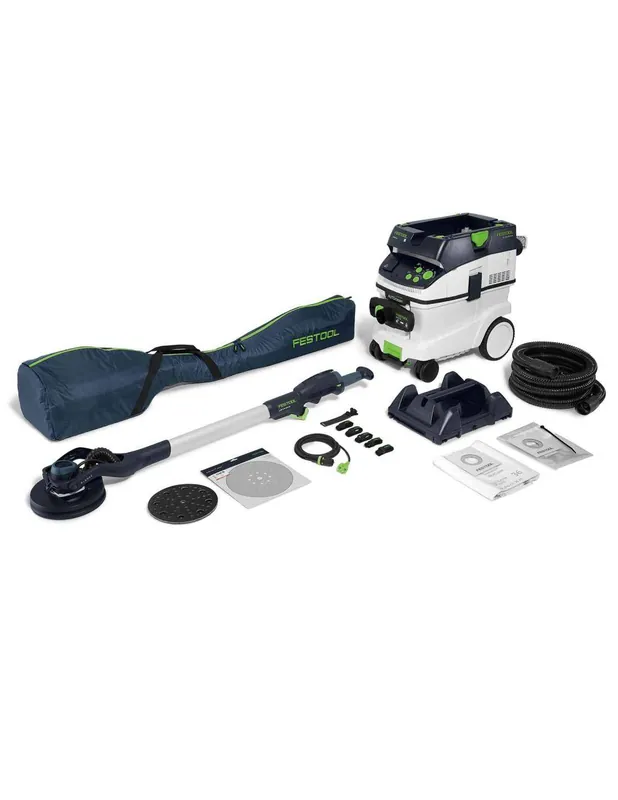 Kit ponceuse à bras et aspirateur PLANEX LHS 2-M 225 EQ/CTM 36-Set 577458 - Festool
