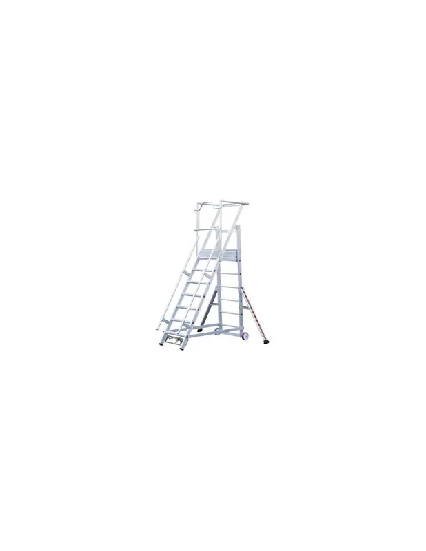 Escalier de rayonnage mobile 11 marches 02271111 - Tubesca