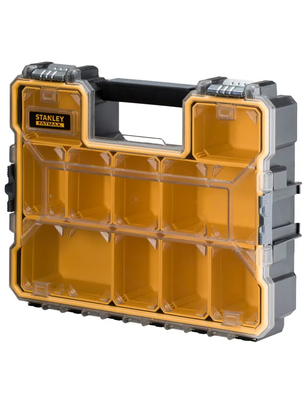Organiseur FATMAX profond à 10 compartiments avec loquet en metal 1-97-518 - Stanley