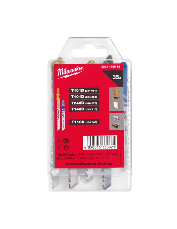 Coffret de 35 Lames de scie sauteuse 4932479088 - Milwaukee