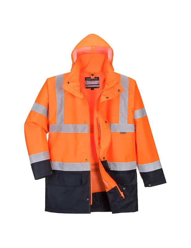 Parka 5 en 1 Essentiel Bicolore Orange/Marine S766 - Portwest