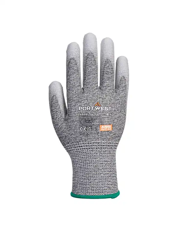 Gant MR paume PU anti-coupure Gris A622 - Portwest
