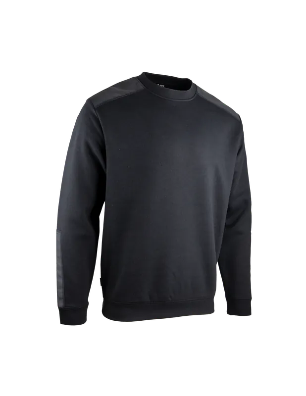 Sweat col rond bicolore 8091 - BRUXELLES - LMA
