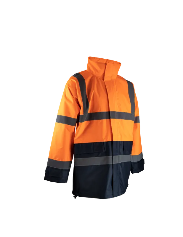 Veste haute visibilité imperméable à capuche 2297 CHROMA - LMA