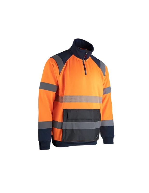 Sweat Haute Visibilité col montant 8085 PRECISION - LMA