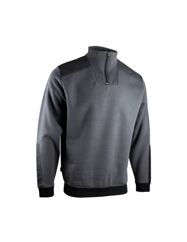 Sweat col camionneur bicolore 8092 MADRID - LMA