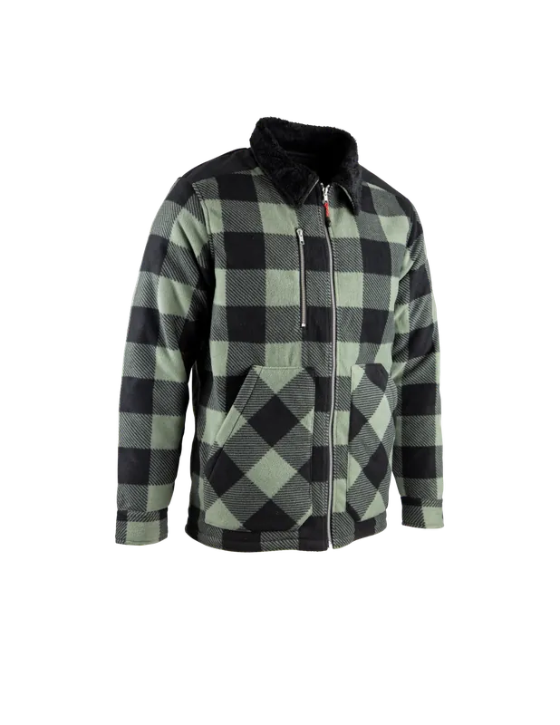 Chemise matelassée épaisse col sherpa 9292 SUREAU - LMA