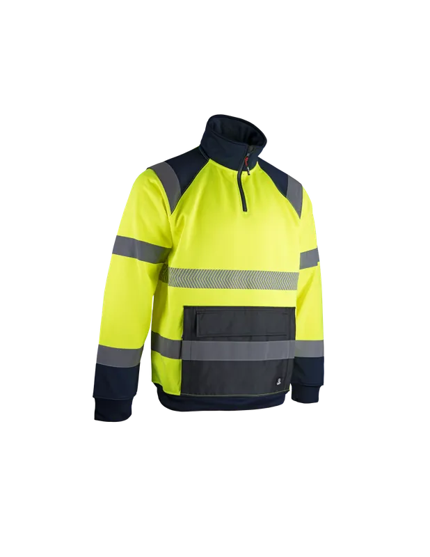 Sweat haute visibilité col montant 8084 MIRE - LMA