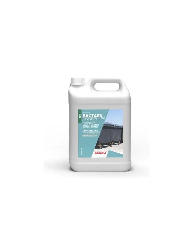 Nettoyant désinfectant surodorant BACTAEX POUBELLES (5 litres) ND310 - Aexalt Pluho