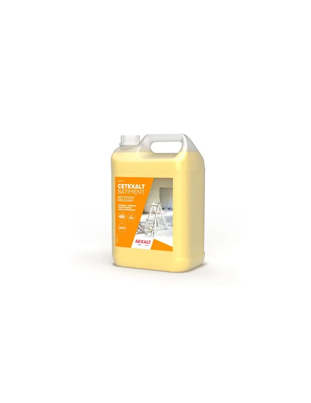 Détergent dégraissant professionnel CETEXALT BÂTIMENT (5 litres) GT746 - Aexalt Pluho