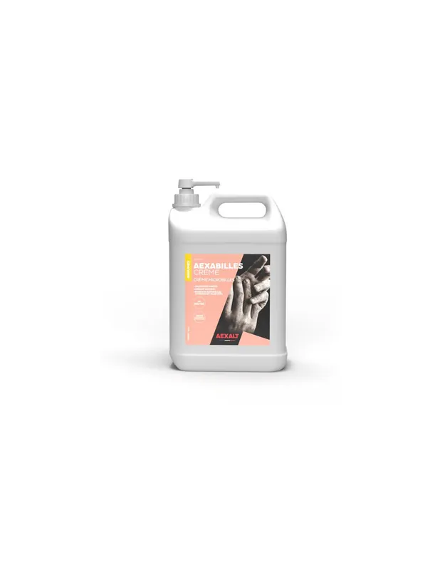 Savon crème mains microbille AEXAGO (4,5 litres + pompe) SA600 - Aexalt Pluho