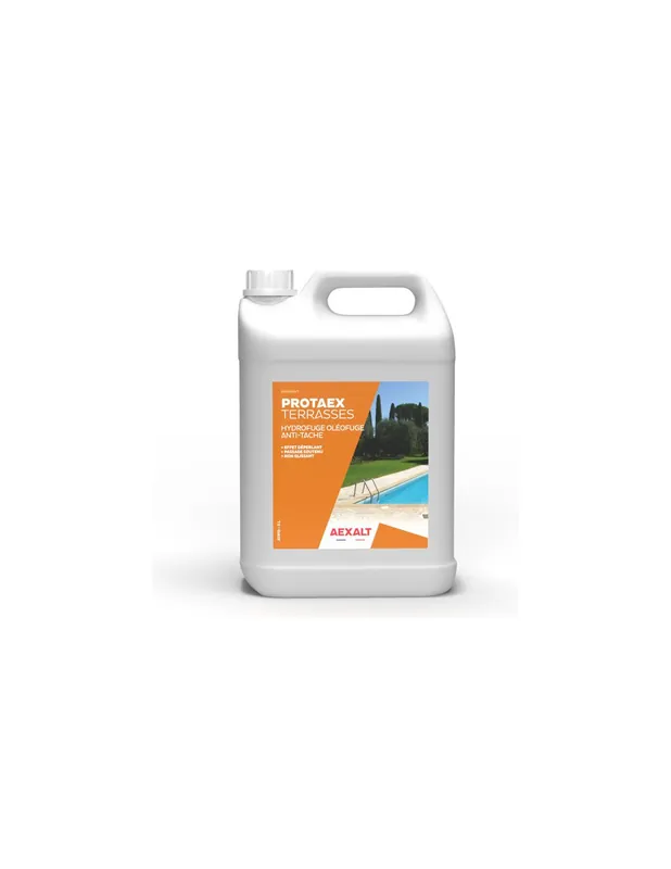 Hydrofuge oléofuge imperméabilisant PROTAEX (5 litres) AT413 - Aexalt Pluho
