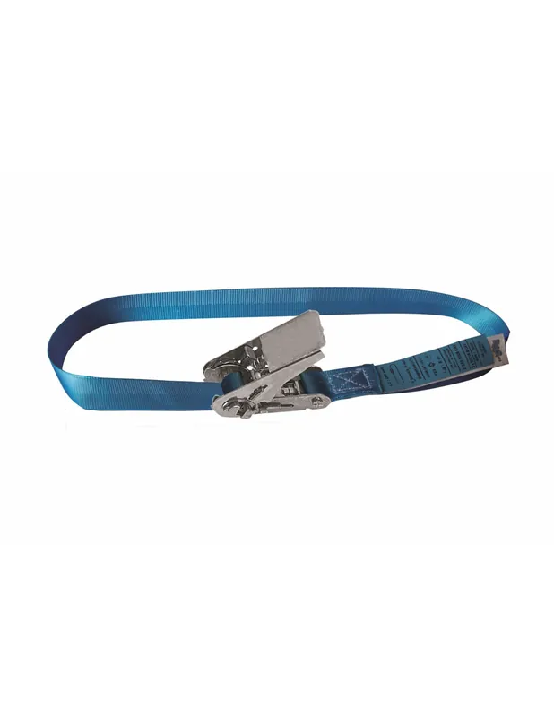Sangle d‘arrimage à cliquet 1,2T/5M 400 daN Bleu 906/1/5B - PMS Industrie